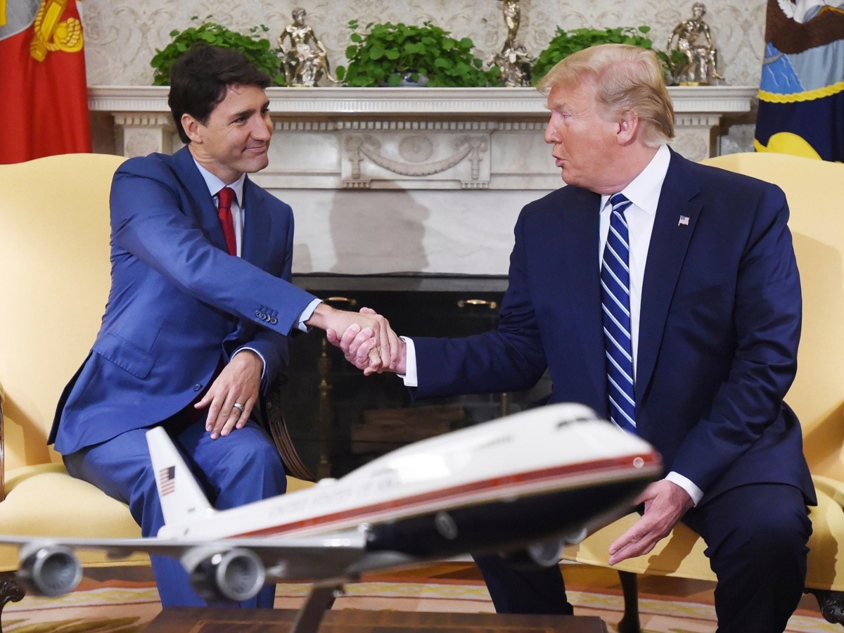  Trump recibe a Trudeau en la Casa Blanca para impulsar T-MEC