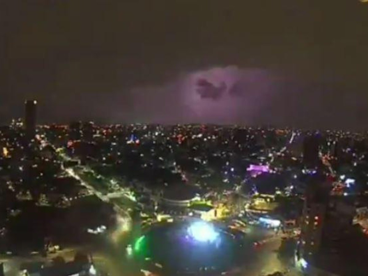  Captan secuencia de tormenta con granizo en Guadalajara
