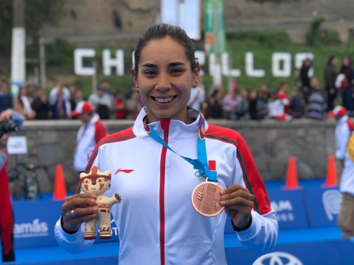  Jalisciense Cecilia Pérez gana bronce en triatlón en Lima 2019