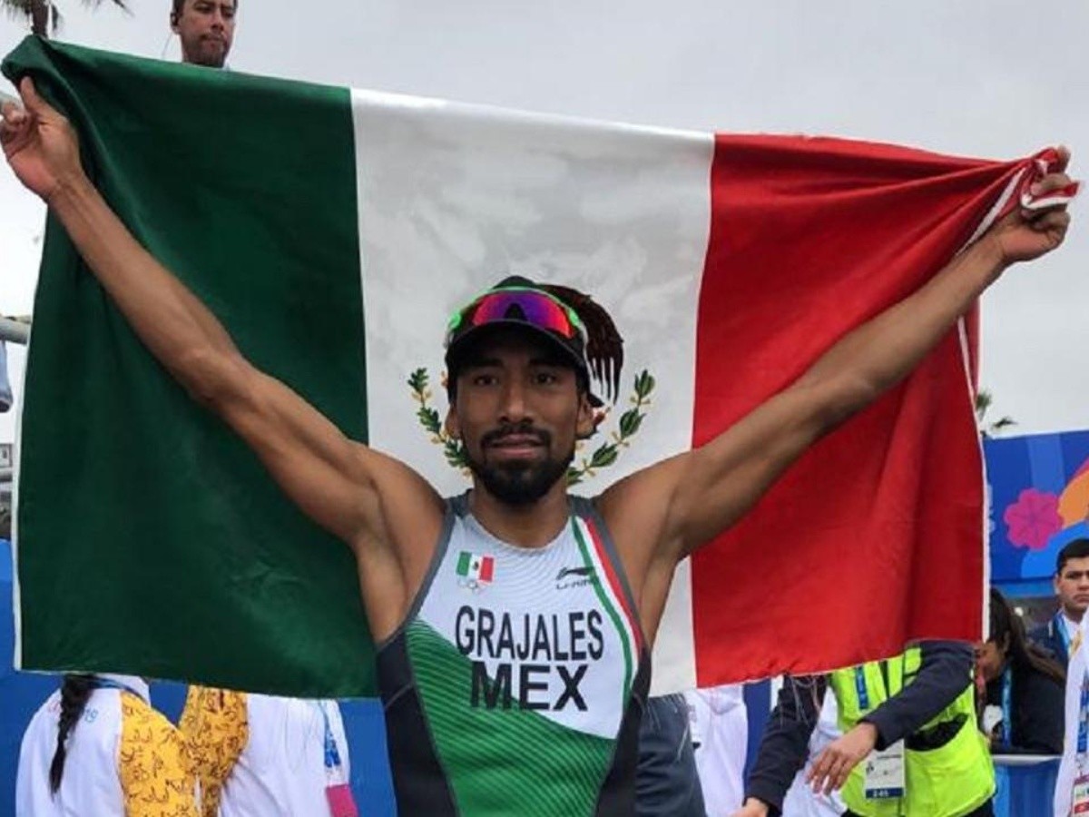  Crisanto Grajales gana oro para México en triatlón