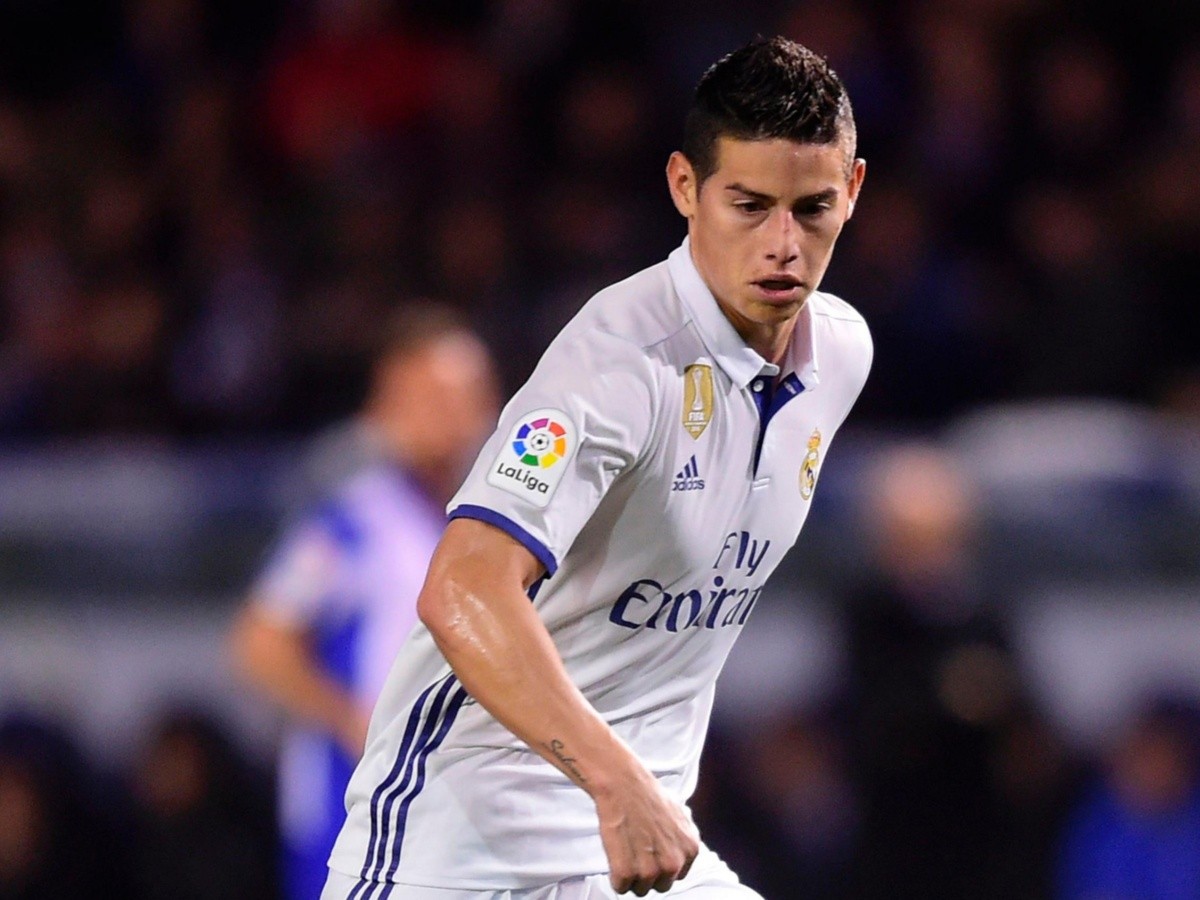  James será titular con Real Madrid ante el Valladolid