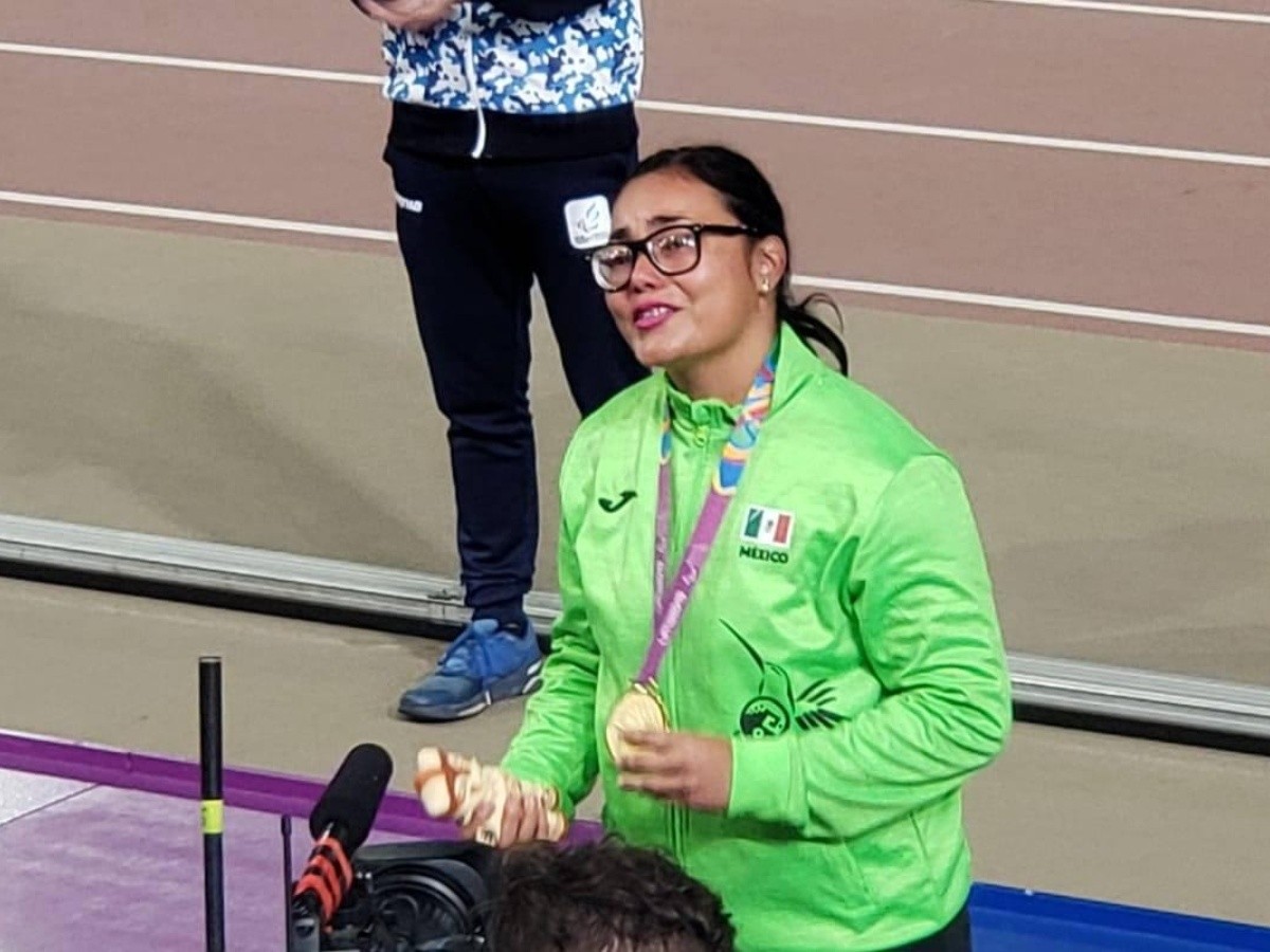  Rebeca Valenzuela gana oro en lanzamiento de bala parapanamericano