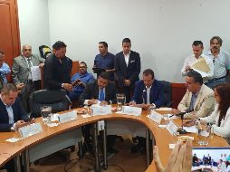 Imagen de la sesión de la Comisión de Administración en el Congreso de Jalisco este martes. EL INFORMADOR / R. Rivas