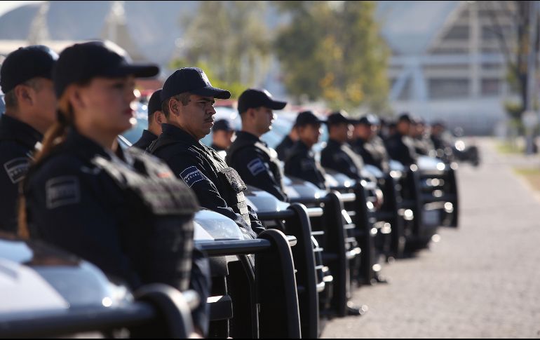 Según la Encuesta Nacional de Estándares y Capacitación Profesional 2017 del Inegi, una quinta parte de los policías en Jalisco tiene al menos una enfermedad crónica. EL INFORMADOR/Archivo
