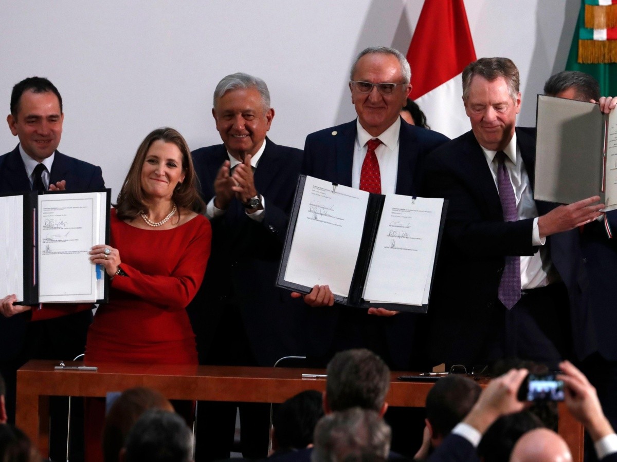  México, EU y Canadá firman protocolo modificatorio del T-MEC
