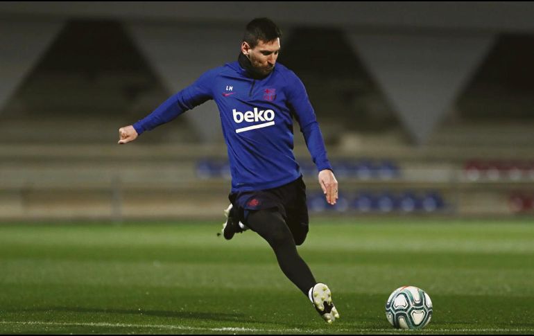 Lionel Messi. El argentino llega a este encuentro como la principal figura a seguir e igualado en el liderato de goleo con el francés Karim Benzema. ESPECIAL/FC Barcelona