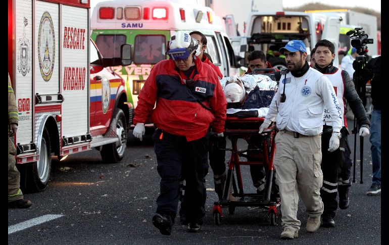 Se reportan 12 personas heridas. AFP/U. Ruiz