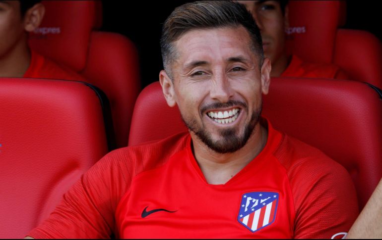 Herrera acumula siete titularidades en 18 jornadas de La Liga con el Atlético de Madrid. EFE / ARCHIVO
