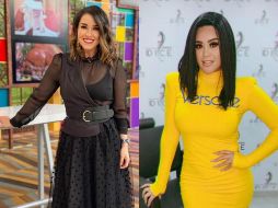 Laura G y Aracely Ordaz compartieron escena juntas en “Sabadazo”. ESPECIAL