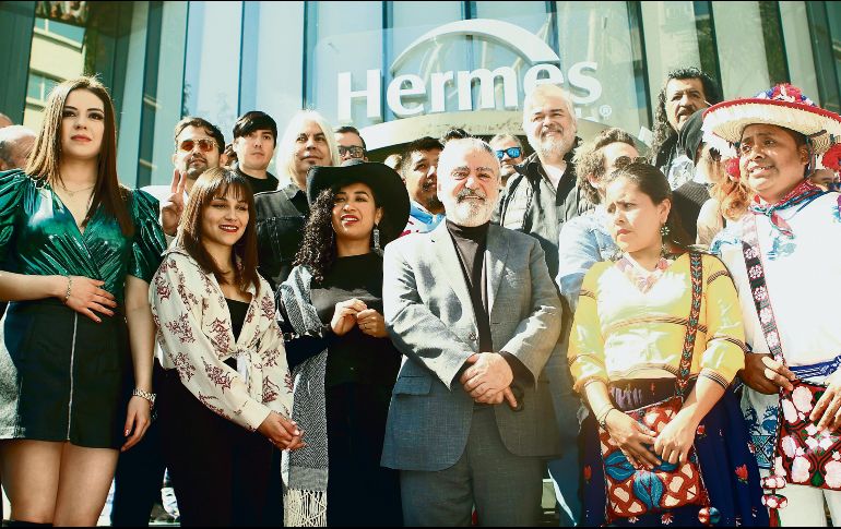 Festejo. Celebridades y directivos se reunieron para la apertura de Hermes Music Club. EL INFORMADOR/E. Barrera