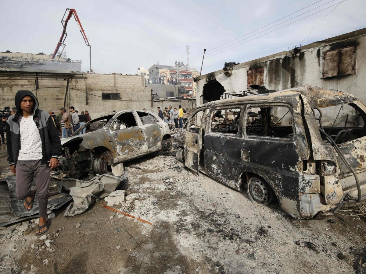  Incendio de mercado palestino en Gaza deja nueve muertos