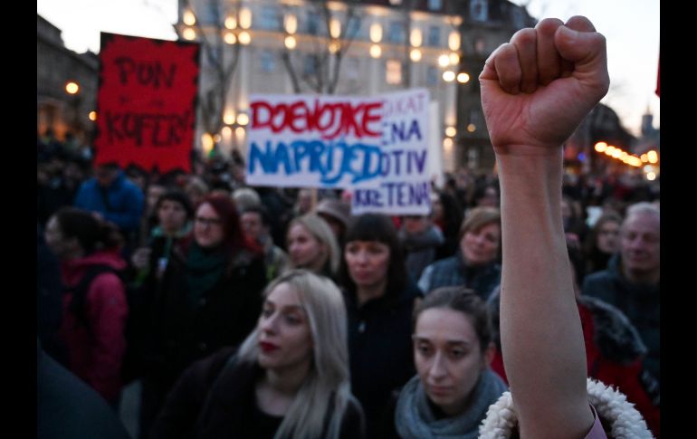 En Zagreb, Croacia. AFP/D. Lavrovic