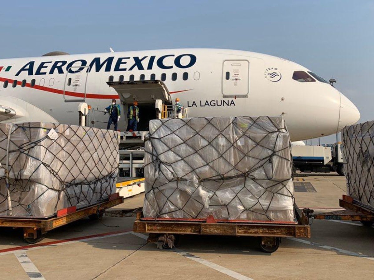  Parte de China el sexto vuelo con insumos para México