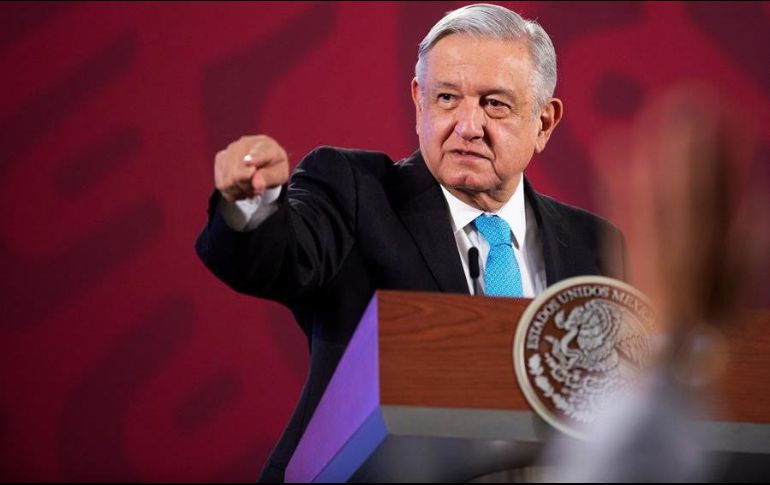 Durante su conferencia de prensa diaria, López Obrador fue cuestionado por el aumento de asesinatos en los últimos días, superior a los decesos provocados por el COVID-19. EFE/PRESIDENCIA