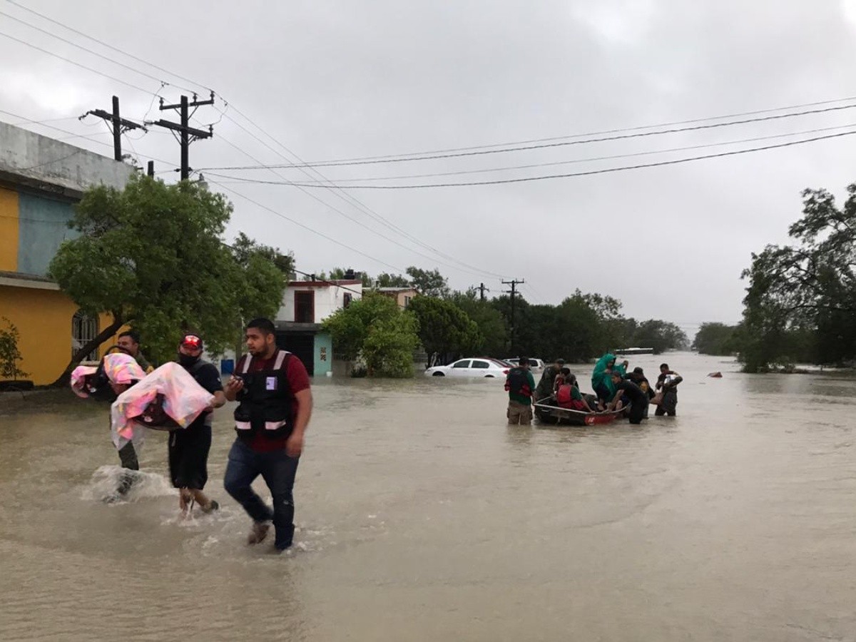  Activan Plan DNIII en Reynosa tras el paso del huracán 