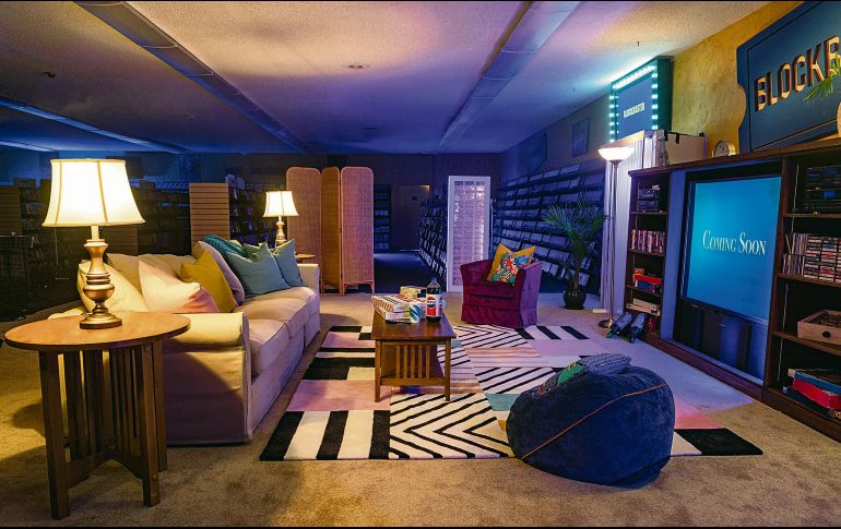 La tienda convirtió sus pasillos en una sala de estar. ESPECIAL/Airbnb