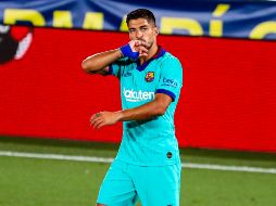 El entrenamiento de este miércoles podría haber sido el último de Suárez como azulgrana. TWITTER / @FCBarcelona_es
