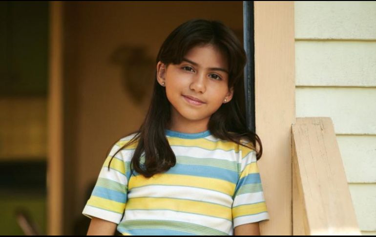 Madison Taylor Baez interpreta a Selena cuando era niña. CORTESÍA / Netflix