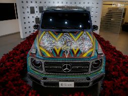 El Mercedes-Benz Clase G convertido en una obra de arte mexicana estará de visita en Guadalajara del  7 al 16 de diciembre. ESPECIAL