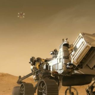 La animación que muestra cómo será el aterrizaje en Marte del robot explorador Perseverance el 18 de febrero de 2021