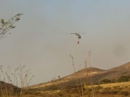 Aclaran que las condiciones del clima, de vientos constantes, han impedido el control del fuego. ESPECIAL