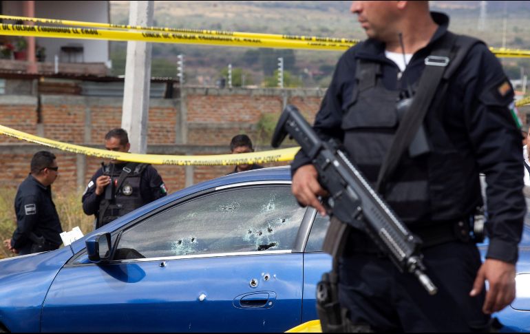 Los estados con más asesinatos de enero a marzo son Guanajuato, Baja California, Jalisco, Estado de México y Michoacán. EFE / ARCHIVO