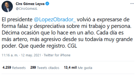 Ciro G mez Leyva responde a acusaciones de AMLO El Informador