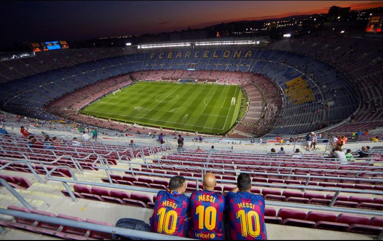 El Barcelona continúa con la planificación para la temporada 21-22 en donde volverán a recibir afición en el Camp Nou. EFE/ARCHIVO