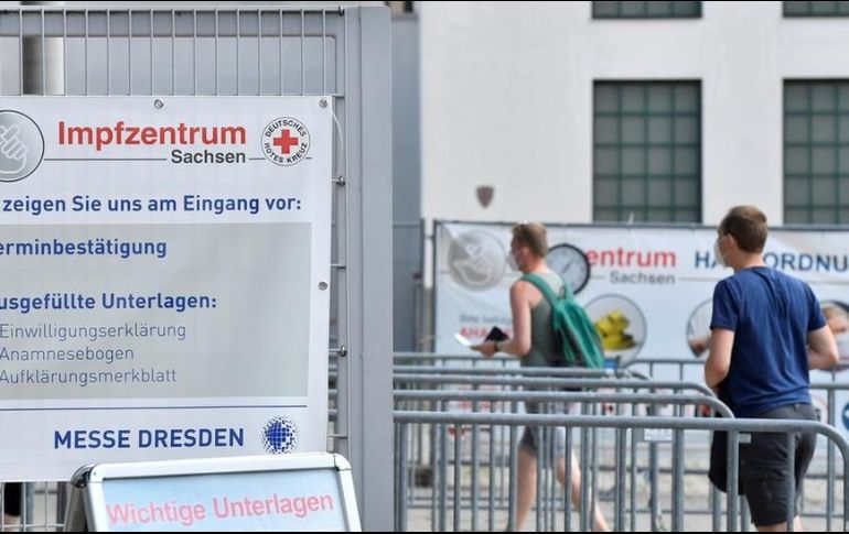 El engaño sucedió en un centro de vacunación como este de la ciudad de Dresde. GETTY IMAGES