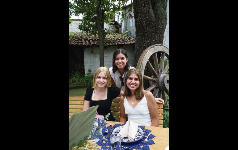 Cristi, Sara y Mariana González. GENTE BIEN JALISCO/CARLOS MONCADA