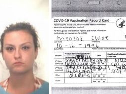 La joven presentó el documento falso en un intento por evitar el requerimiento de 10 días de cuarentena para los visitantes a Hawai. TWITTER/@TheTomGeorge