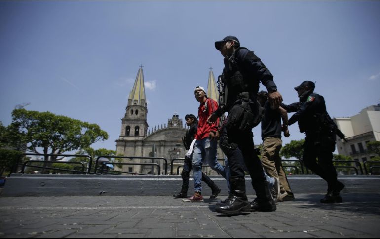 El centro de Guadalajara es una de las zonas con mayor delincuencia. EL INFORMADOR/Archivo