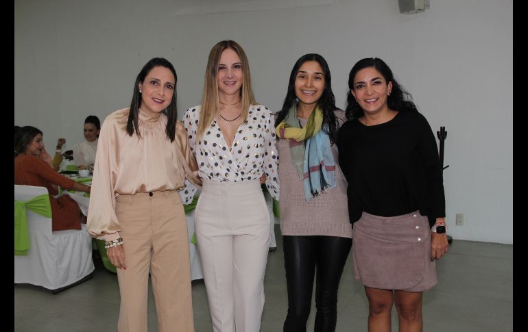 Euri Gamez, Alicia Chávez, Karina Costa y Cynthia Alderete. GENTE BIEN JALISCO/ESMERALDA ESCAMILLA