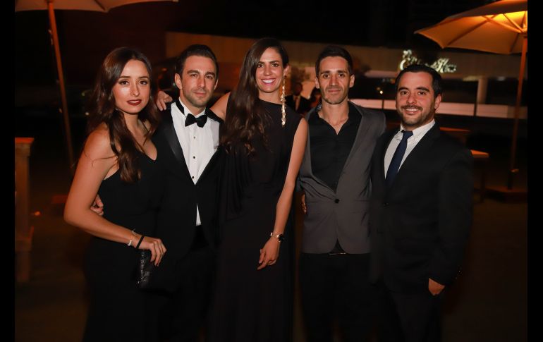 Mariana Berlanga, Daniel Aranda, Paula Nuñez, Rodrigo y Gabriel Franco. GENTE BIEN JALISCO/TONY MARTÍNEZ