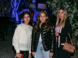 Sara Bricio, Inés Lomelí y Elle Bechelani. GENTE BIEN JALISCO/JORGE SOLTERO