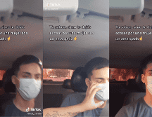 Un joven taxista captó en video un incómodo viaje. TIKTOK: @rod_nahuel