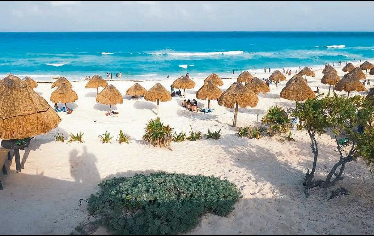 Atractivo. Las playas del Caribe mexicano son los destinos favoritos para los visitantes extranjeros. Especial
