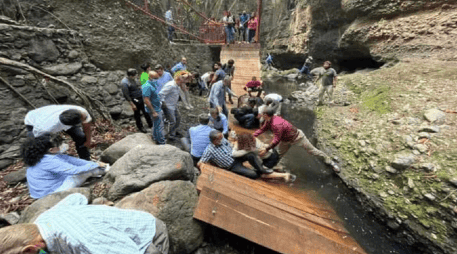 El Gobierno del Estado de Morelos informó que el puente colgante, que se desplomó durante la reapertura del Paseo Ribereño, no se encontraba incluido dentro del proyecto. SUN