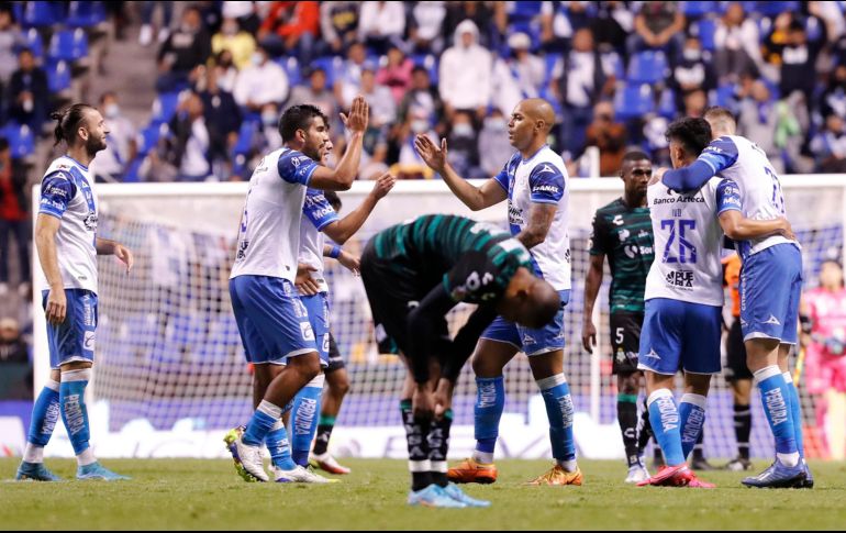 Un gol de Gustavo Ferrareis dio la victoria al Puebla. IMAGO7/I. Medina