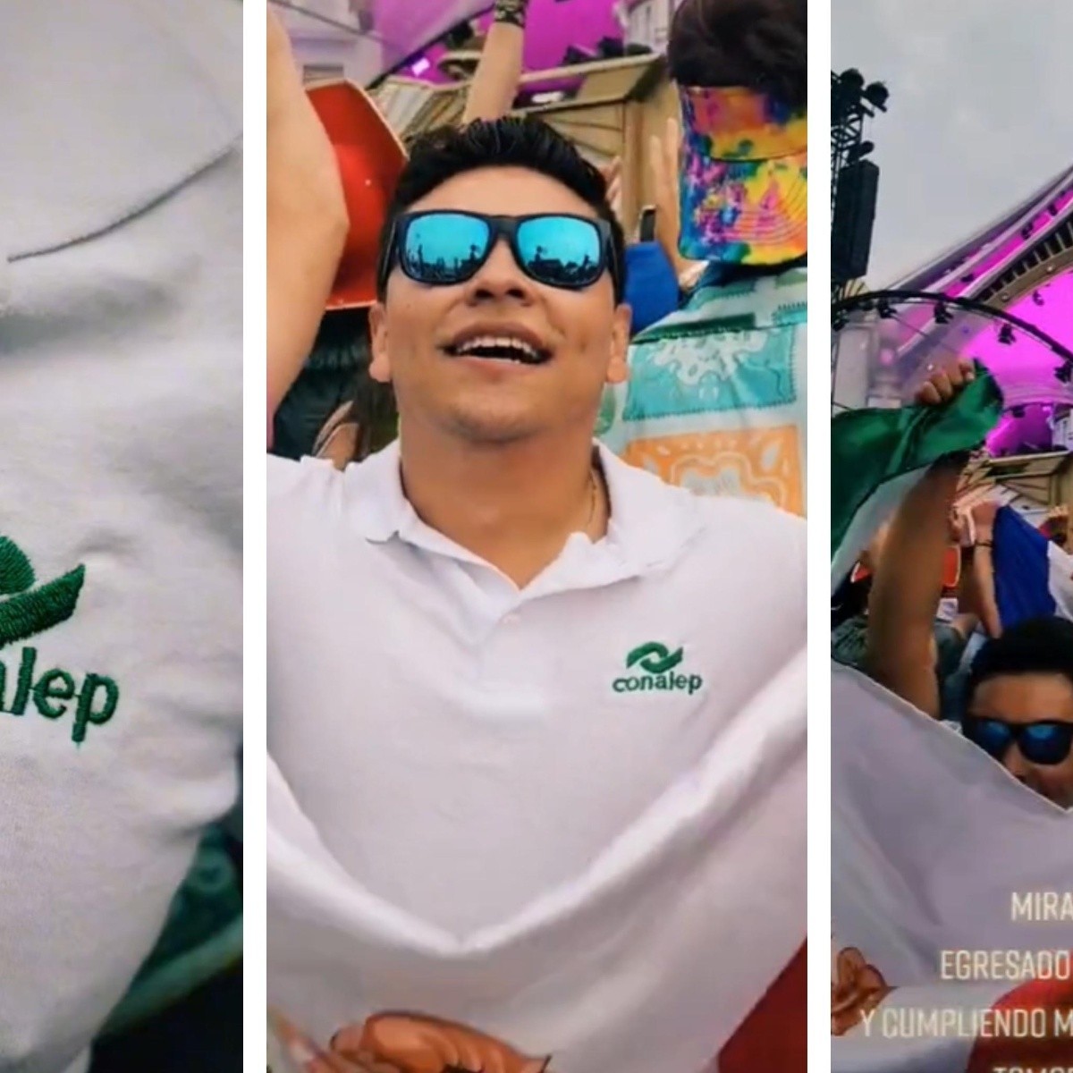 Viral: Mexicano orgulloso: Joven va al Tomorrowland con su uniforme del  Conalep | El Informador