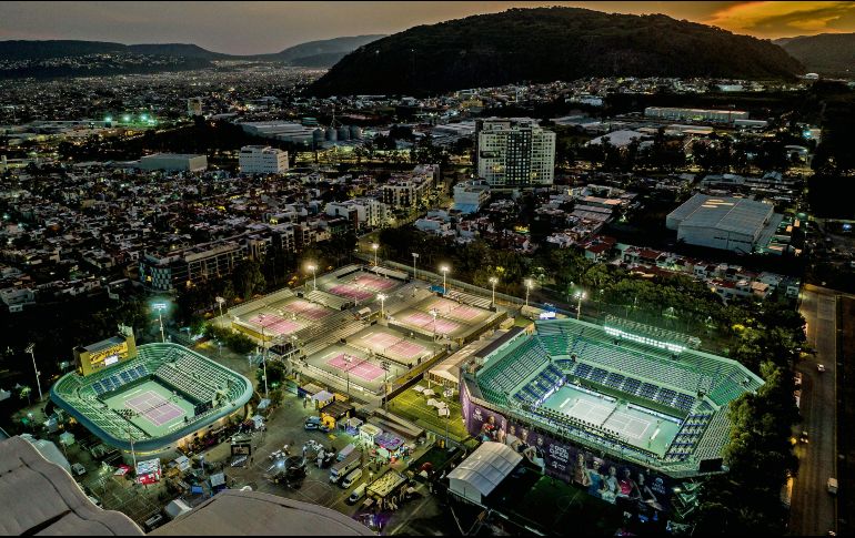 El complejo de tenis de la ciudad está más que listo para la semana de intensa actividad. ESPECIAL