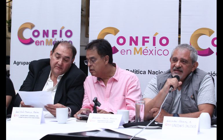 El objetivo de la agrupación política Confío en México es mostrar el músculo ciudadano para defender al INE. EL INFORMADOR/A. Camacho