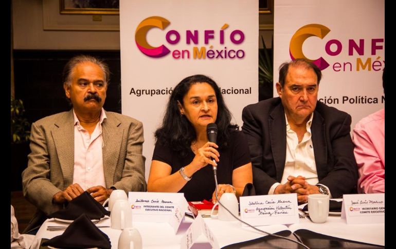 El objetivo de la agrupación política Confío en México es mostrar el músculo ciudadano para defender al INE. ESPECIAL