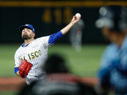 Alemao Hernández, cargó con la derrota, pero no fue el pitcher más castigado. TWITTER/charrosbeisbol