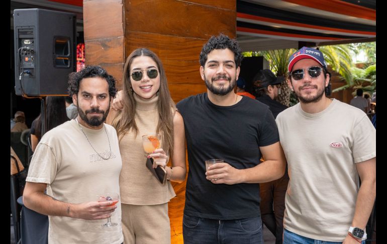 Edgar González, Clara Arámbula, Santiago Vega y Gustavo Banda. CORTESÍA