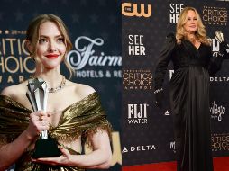 Las primeras ganadoras de la noche fueron Amanda Seyfried como Mejor actriz en una serie limitada o película para televisión por “The Dropout” y Jennifer Coolidge como Mejor actriz de reparto en una serie de drama por “The White Lotus”. AFP / AP