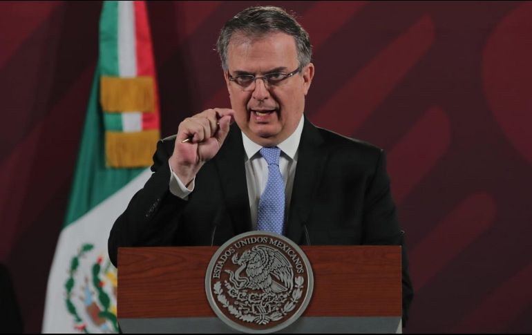 Marcelo Ebrard participó en la conferencia de prensa 