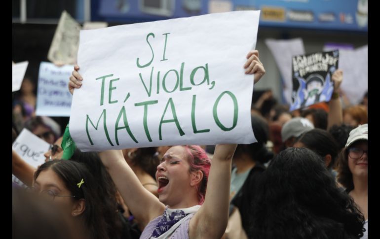 Las mujeres sindicalistas marcharon en las calles para pedir 