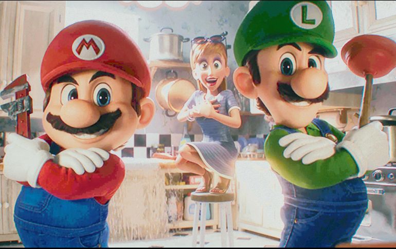 “Mario” y “Luigi”, dos hermanos que viajan a un mundo oculto para rescatar a la “Princesa Peach”. CORTESÍA