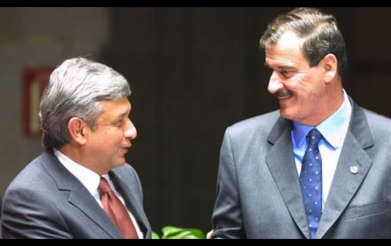 El Presidente Andrés Manuel López Obrador y Vicente Fox. SUN